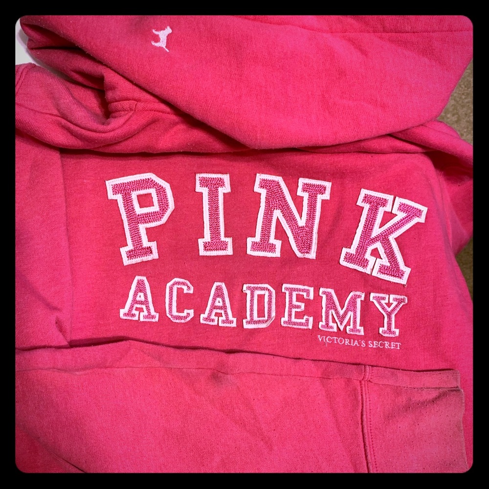 💕Victoria’s Secret Pink hoodie size L bling